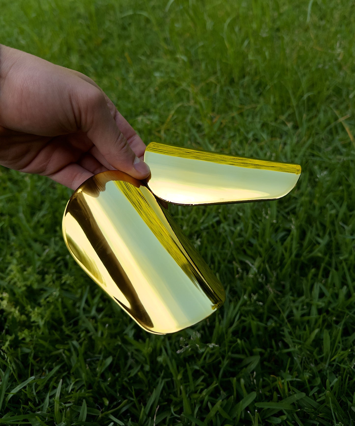 Gold Shin Pads