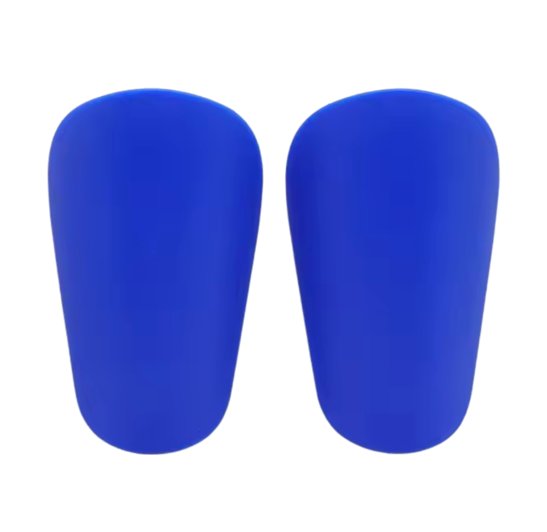 Mini protège-tibias bleus