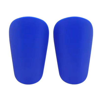 Mini protège-tibias bleus