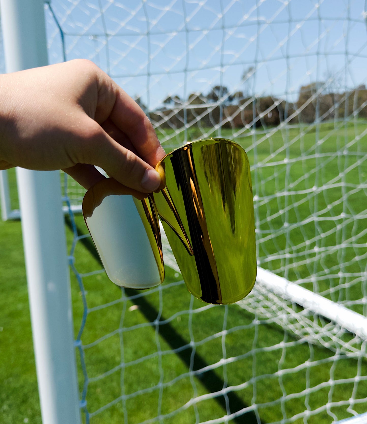 Gold Shin Pads