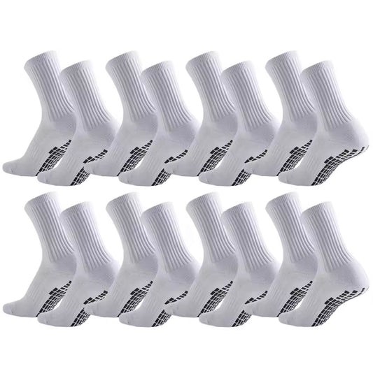 8x Pairs of Plain Grip Socks
