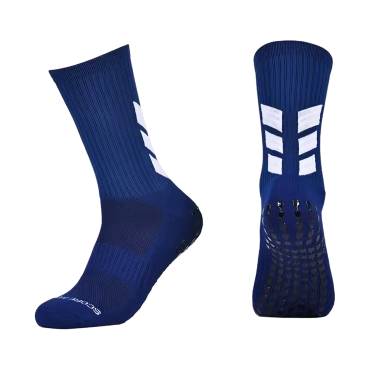 Navy Grip Socks