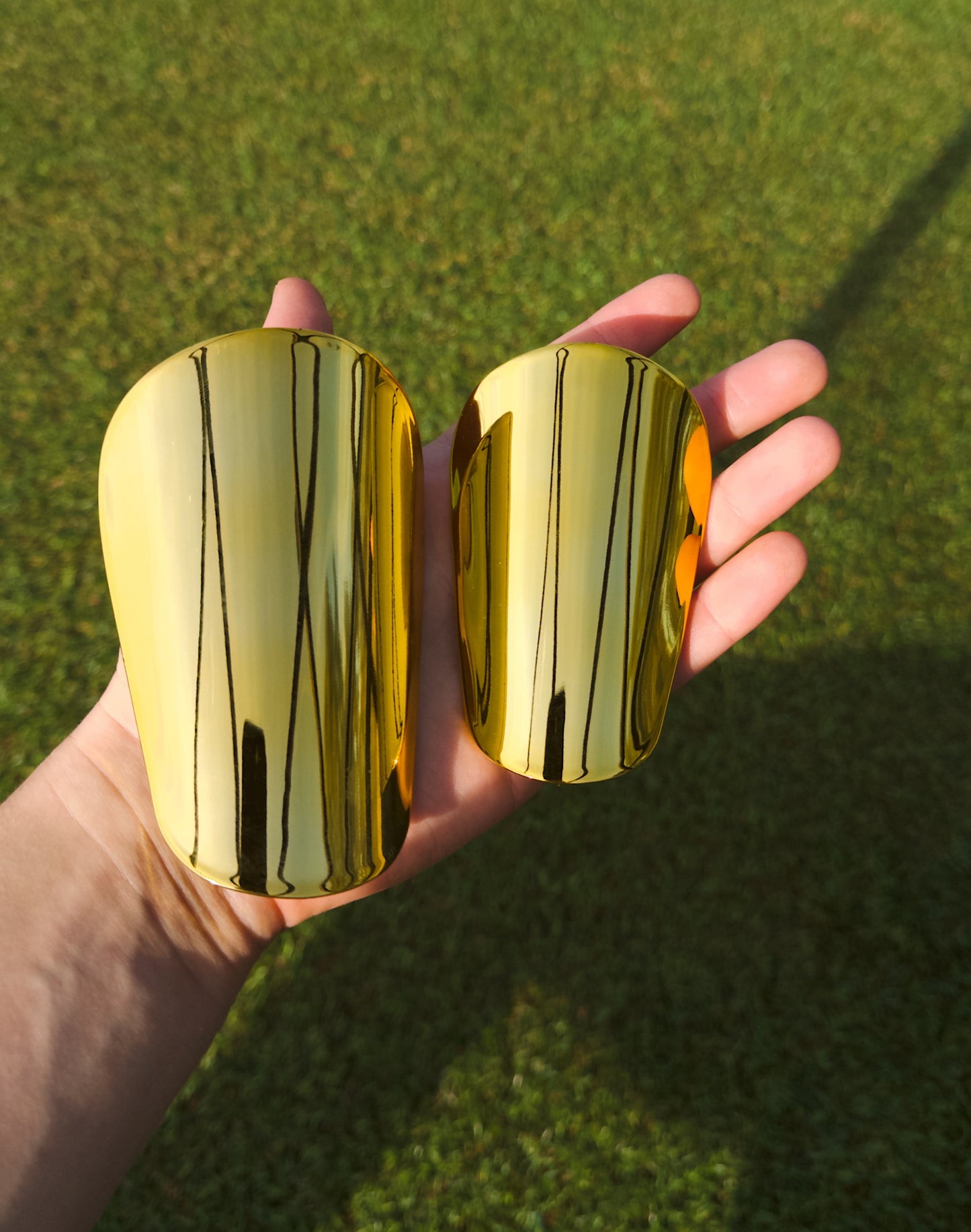 Gold Shin Pads