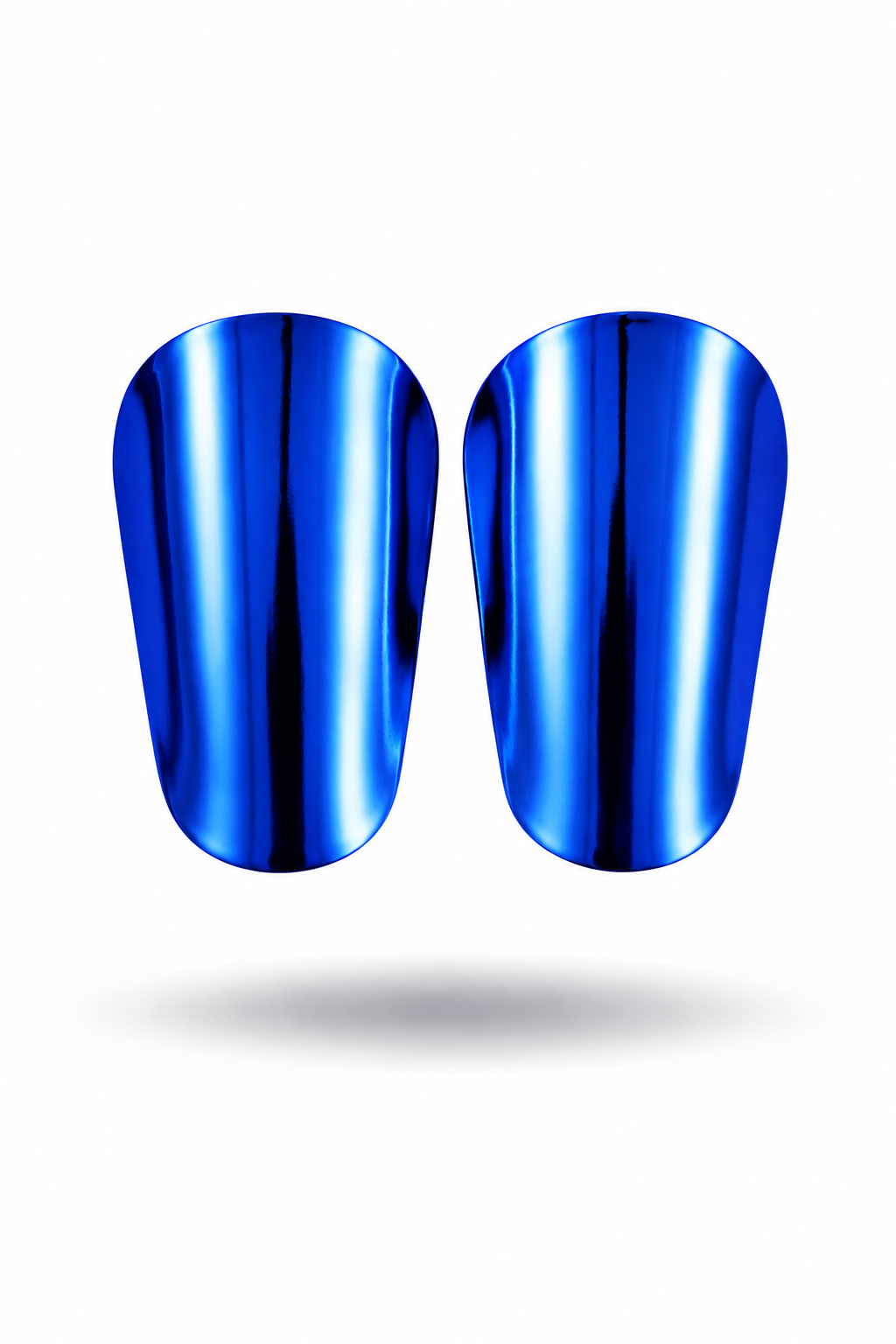 Blue Chrome Shin Pads