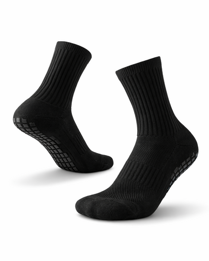 Plain Grip Socks (Black)
