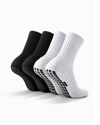 4x Pairs of Plain Grip Socks (mixed)