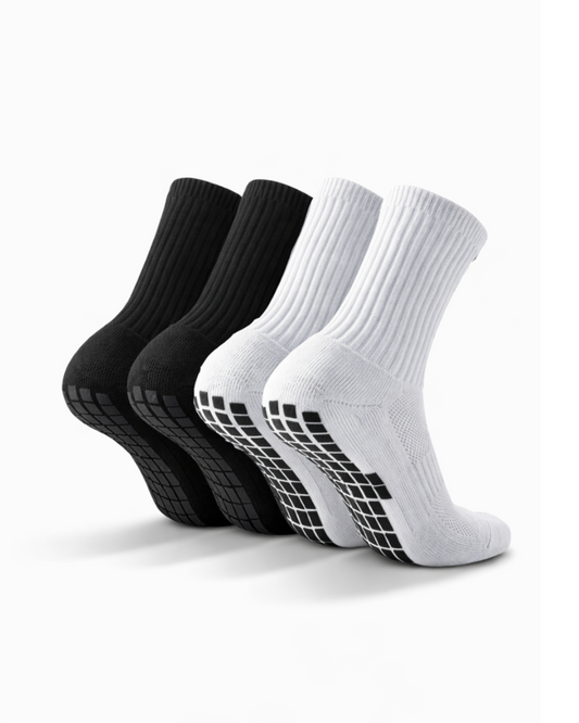 4x Pairs of Plain Grip Socks (mixed)